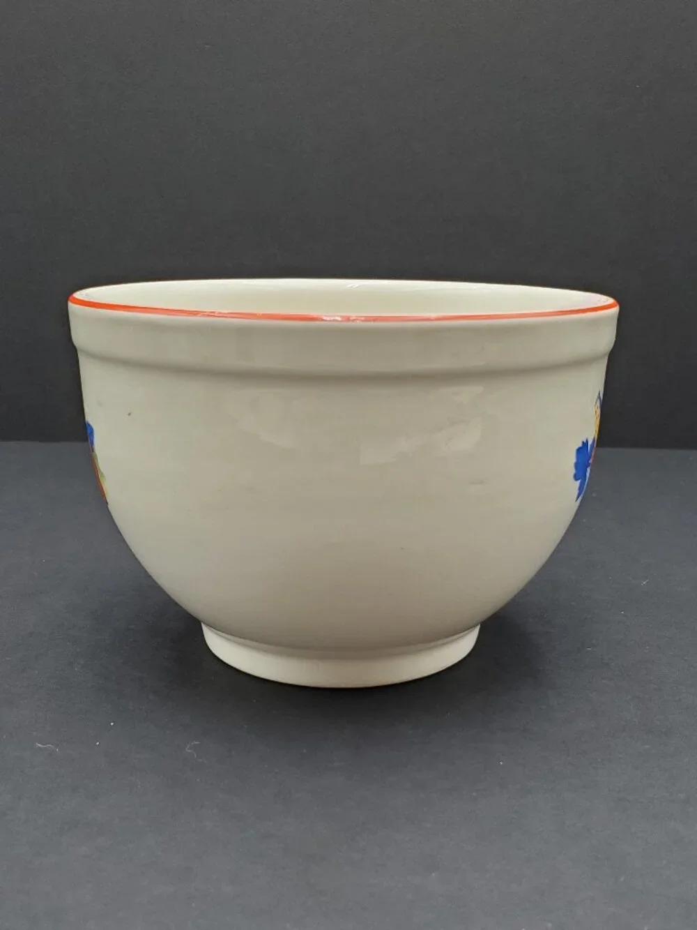 Universal Potteries Calico Fruit Round Refrigerator Dish Lidded Bowl Fridgie